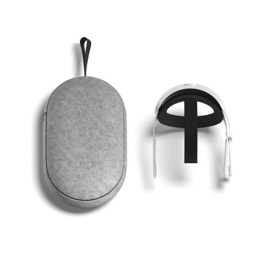 Quest 2 Elite Strap with Battery and Carrying Case for Enhanced Comfort and Playtime in VR